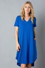 V-Neck T-Shirt Dress