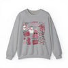 Pink Christmas Collage Sweatshirt