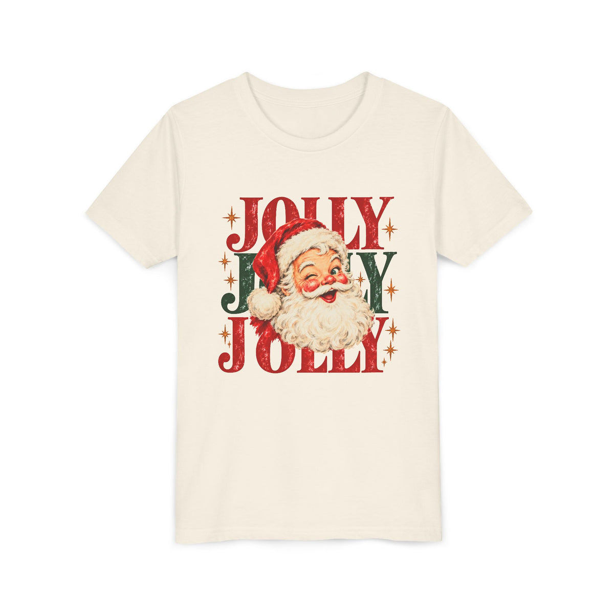 Youth Jolly Santa Bella Canvas Tee