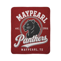 Maypearl Panthers Sherpa Blanket