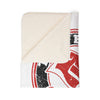 Tomball Cougars Vintage Mascots Sherpa Blanket