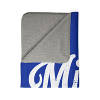 Midlo Script Sherpa Blanket