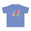 YOUTH Third Grade Neon Font Comfort Colors Tee