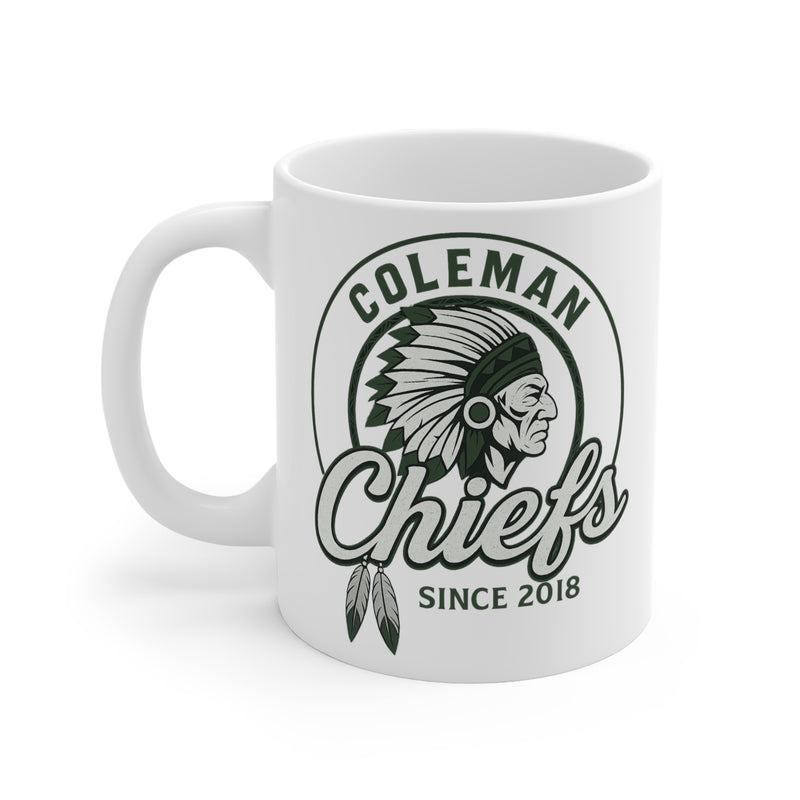 Coleman Chiefs Vintage Mascot Mug