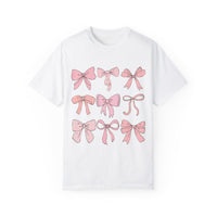 Pink Bow Comfort Colors T-shirt