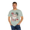 Boho Christmas Collage Comfort Colors Tee
