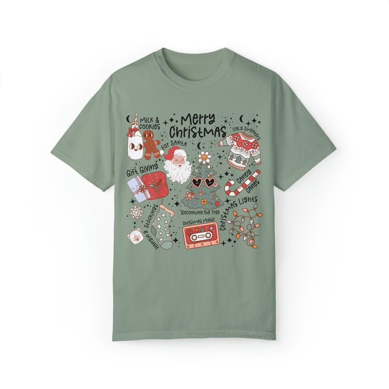 Vintage Christmas Collage T-shirt