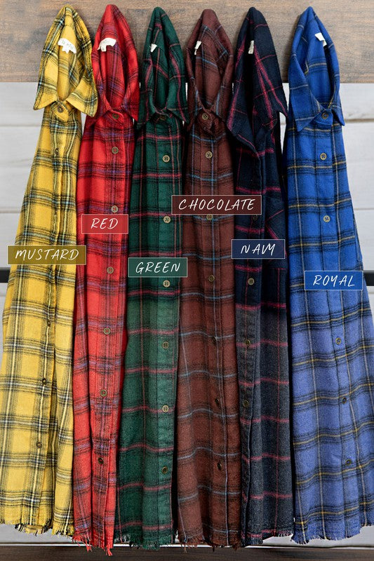 Vintage Plaid Faded Shirt