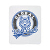 Global Wolf Pack Vintage Mascots Sherpa Blanket in White