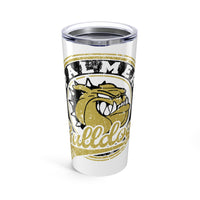 Palmer Bulldogs Vintage Mascot 20 Ounce Tumbler