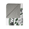 Waxahachie Indians Vintage Mascot Sherpa Blanket in White