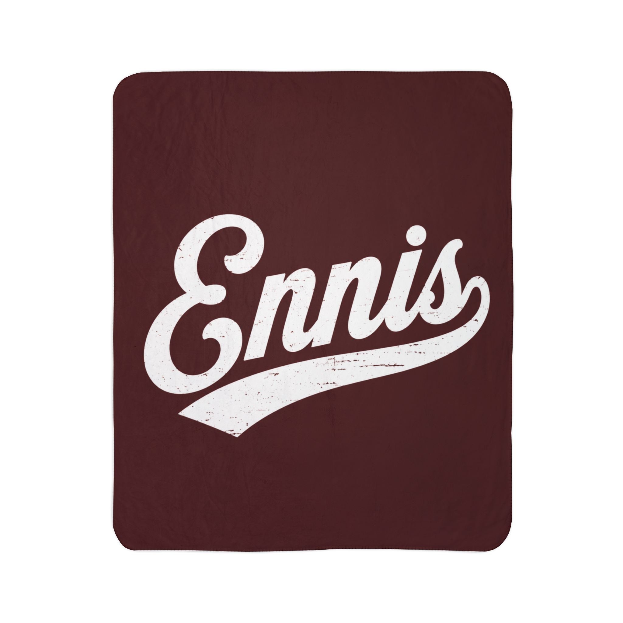 Ennis Script Sherpa Blanket