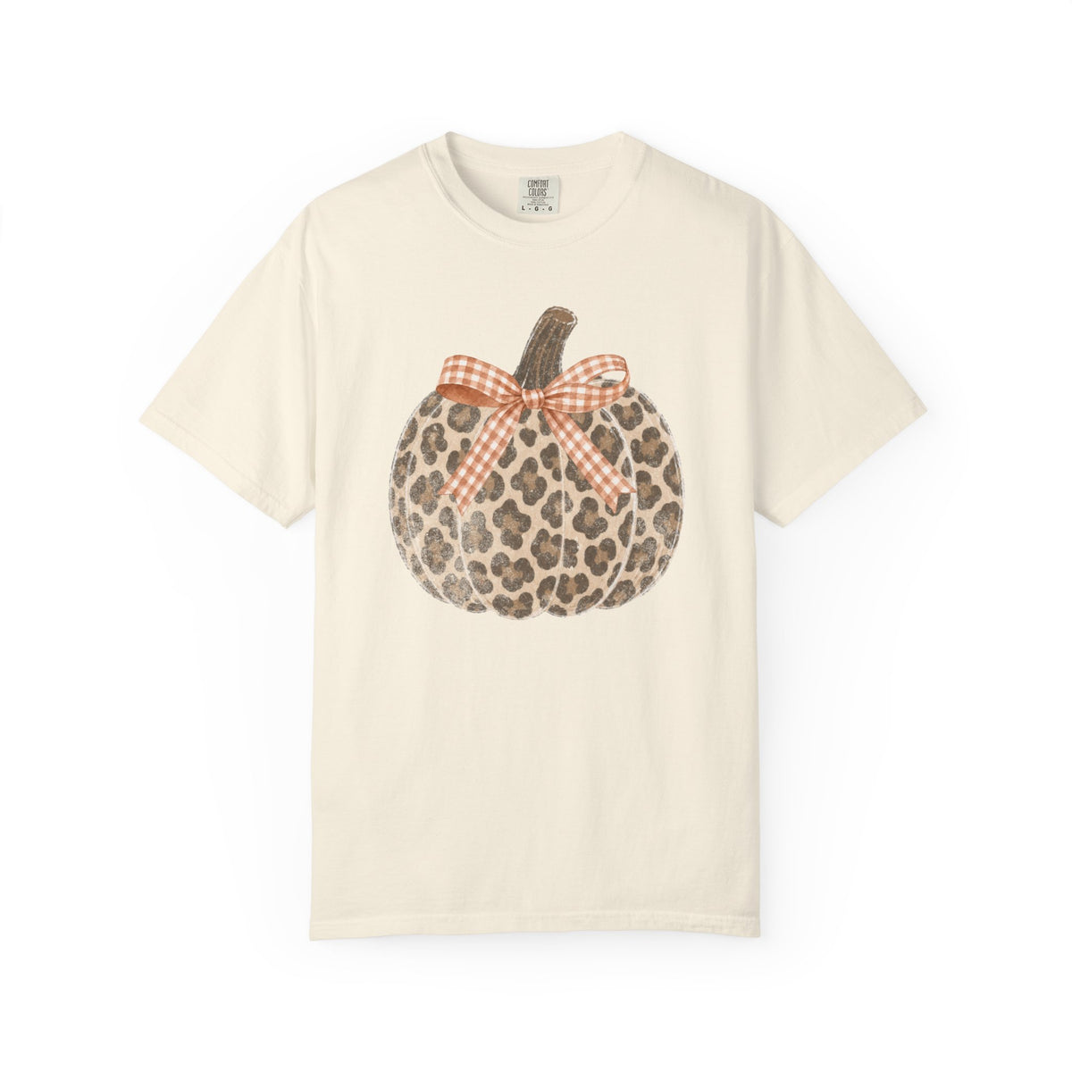 Leopard Pumpkin Comfort Colors T-shirt