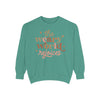 The Weary World Rejoices Unisex Garment-Dyed Sweatshirt