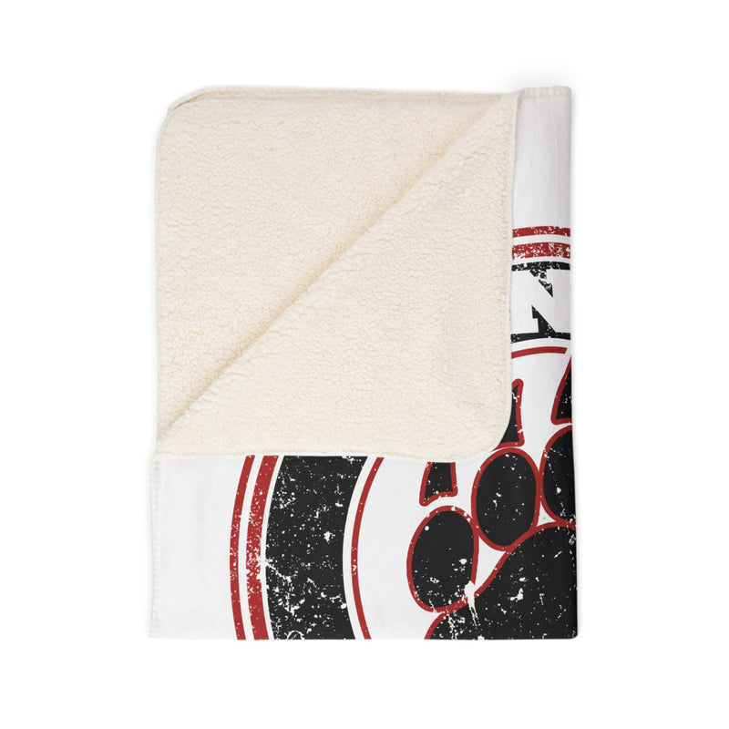 Olney Cubs Vintage Mascots Sherpa Blanket