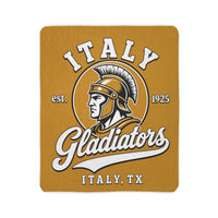 Italy Gladiators Sherpa Blanket