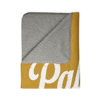 Palmer Script Sherpa Blanket
