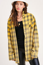 Vintage Plaid Faded Shirt