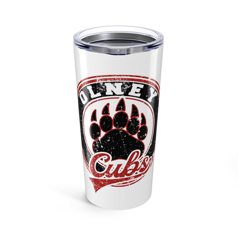 Olney Cubs Mascot Vintage Mascot 20 Ounce Tumbler