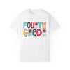 FOURTH GRADE School Font Comfort Colors Tee