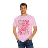 Pink Boho Christmas Collage Comfort Colors Tee