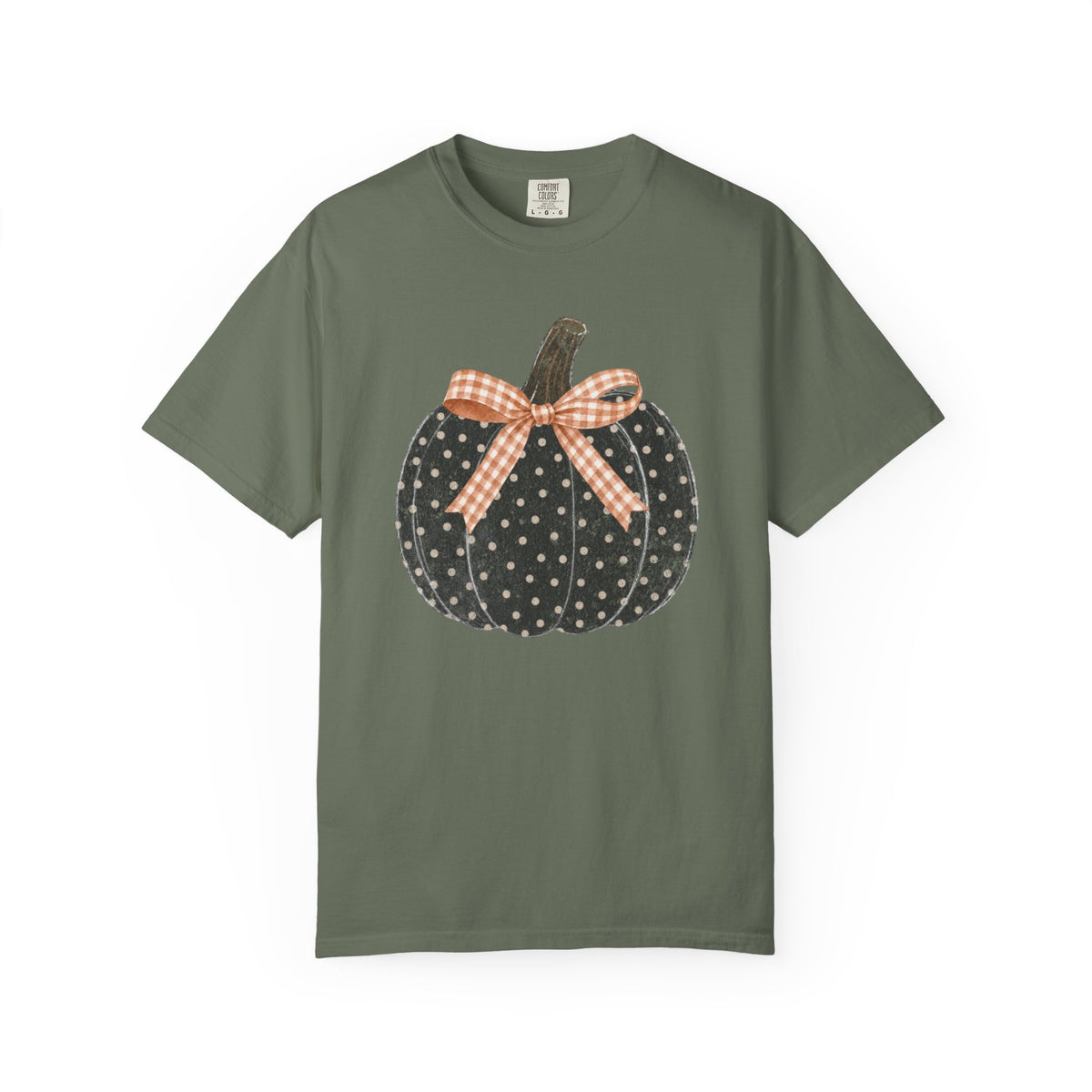 Polkadot Pumpkin Comfort Colors T-shirt