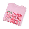 Pink Boho Christmas Collage Comfort Colors Tee