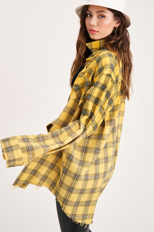 Vintage Plaid Faded Shirt