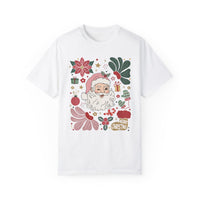 Boho Christmas Collage Comfort Colors Tee