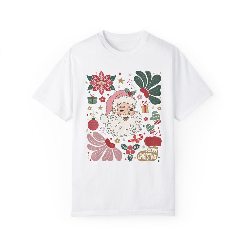 Boho Christmas Collage Comfort Colors Tee