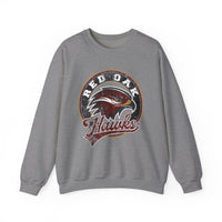 Red Oak Hawks Vintage Mascot Sweatshirt