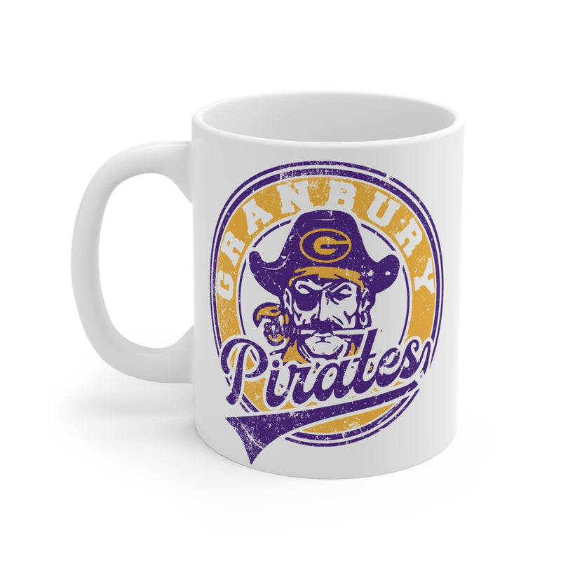 Granbury Pirates Vintage Mascot Mug
