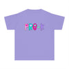 YOUTH Pre-K Heart Font Comfort Colors Tee