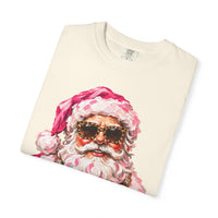 Pink Glam Santa Comfort Colors T-shirt