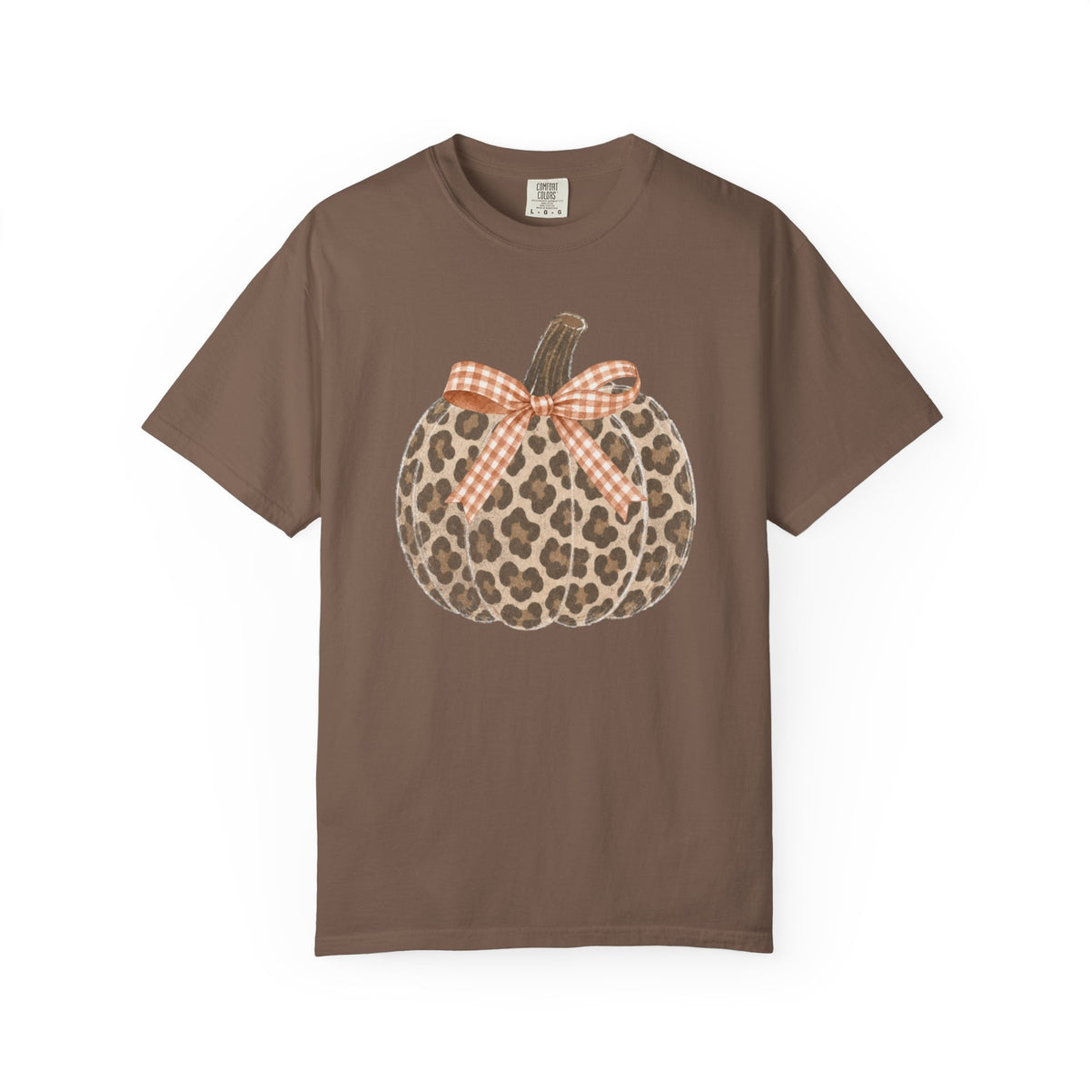 Leopard Pumpkin Comfort Colors T-shirt