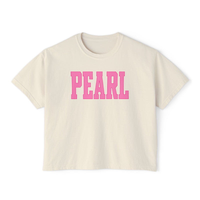 Pink Pearl Boxy Tee