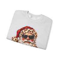 Leopard Glam Santa Sweatshirt