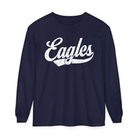 Eagles Script Long Sleeve Comfort Colors T-Shirt