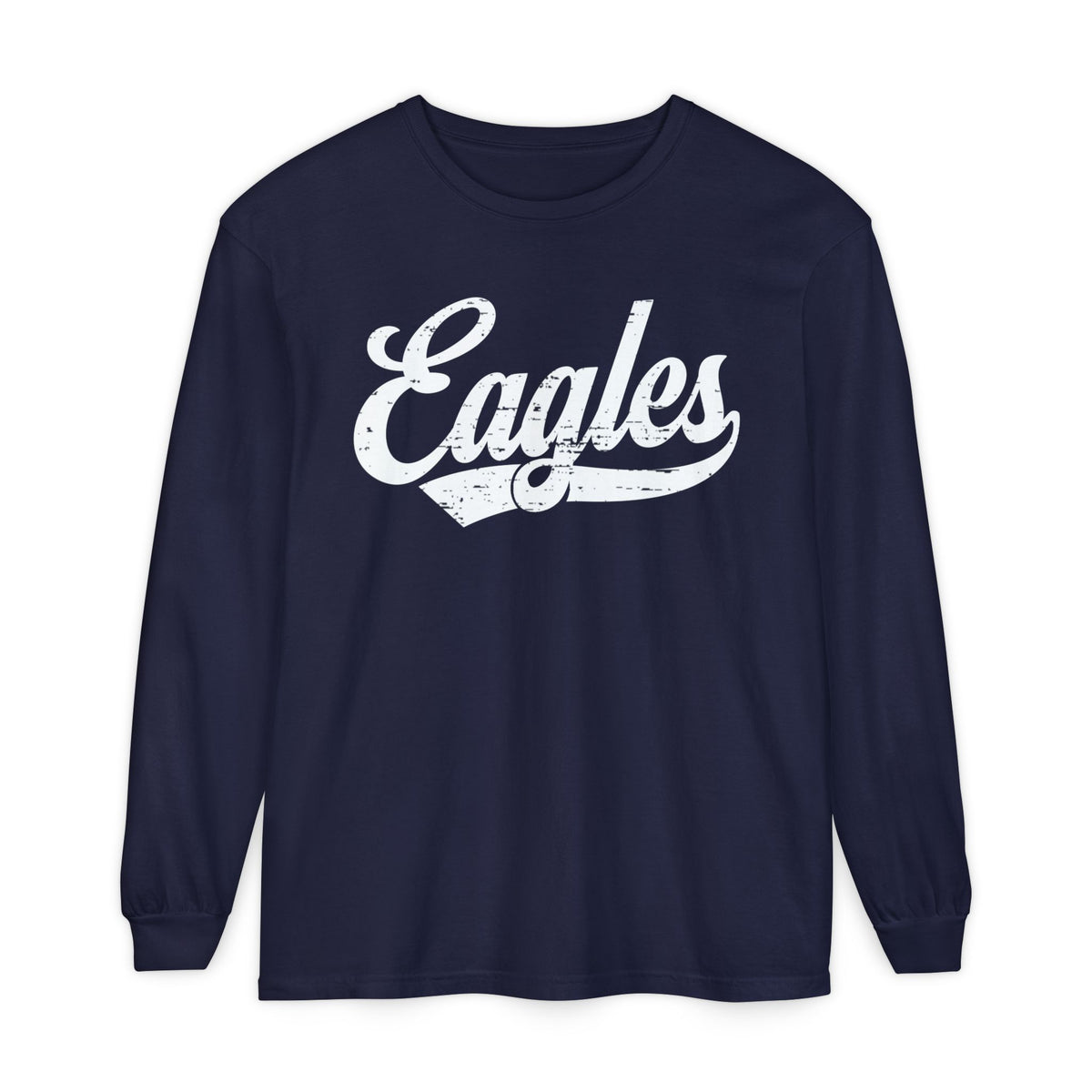 Eagles Script Long Sleeve Comfort Colors T-Shirt