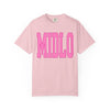 Pink MIDLO Comfort Colors Tee
