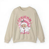 Christmas Vibes Pink Santa Sweatshirt