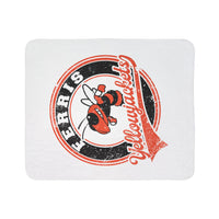 Ferris Yellowjackets Vintage Mascots Sherpa Blanket