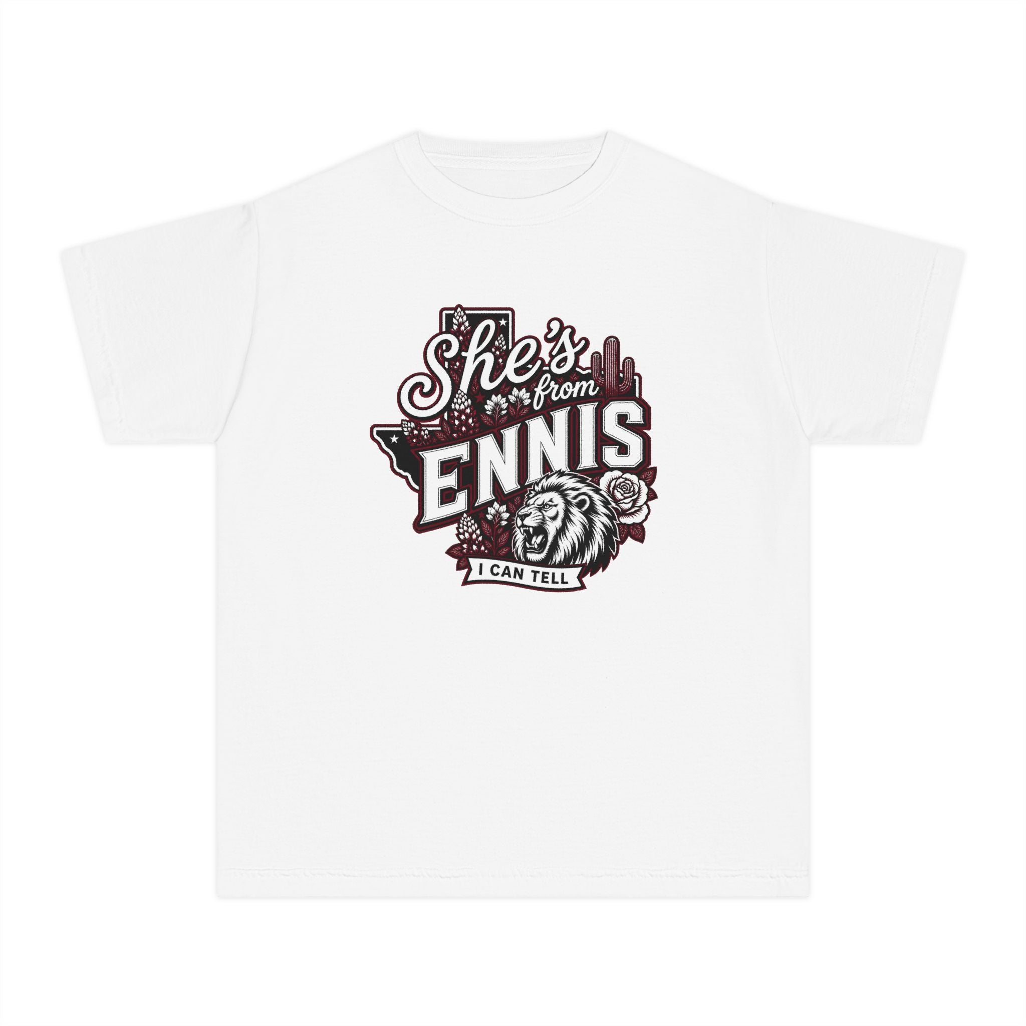 YOUTH She's From Ennis Comfort Colors T-shirt