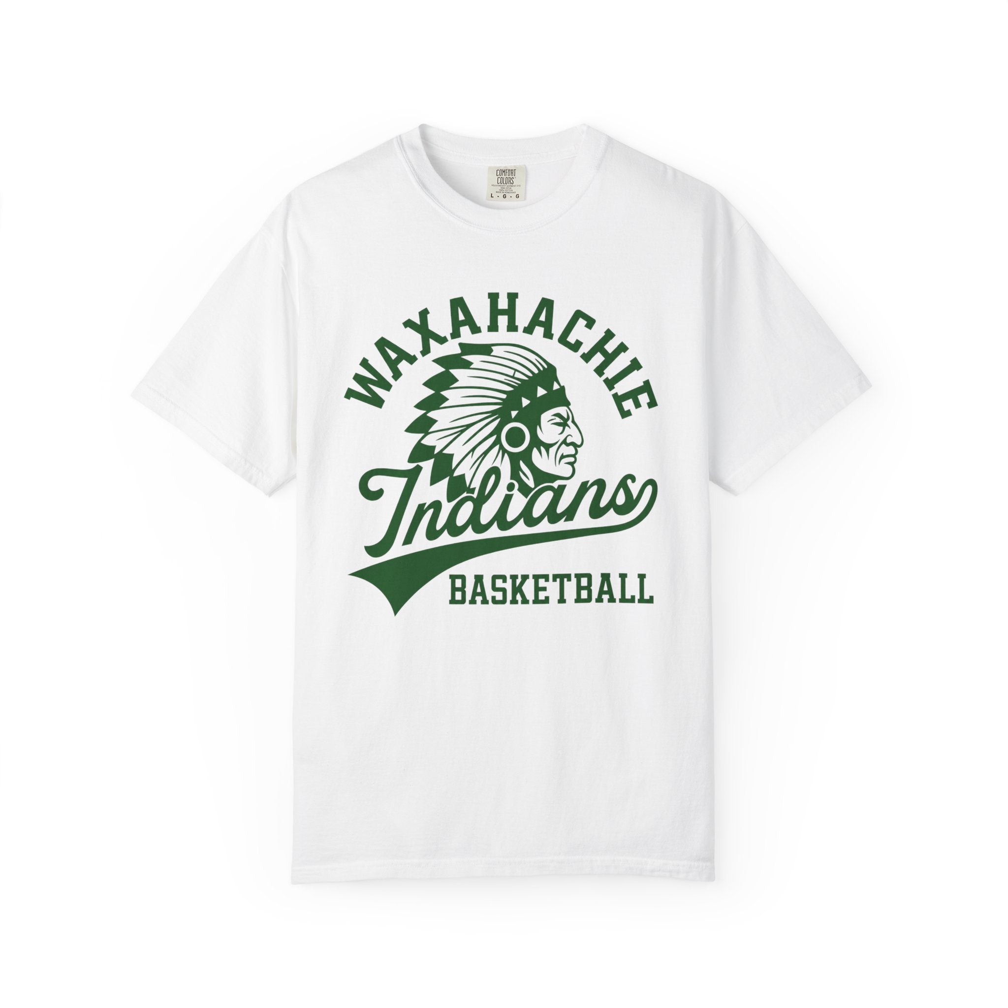 Waxahachie Indians Basketball Comfort Colors T-Shirt