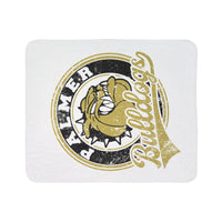Palmer Bulldogs Vintage Mascot Sherpa Blanket