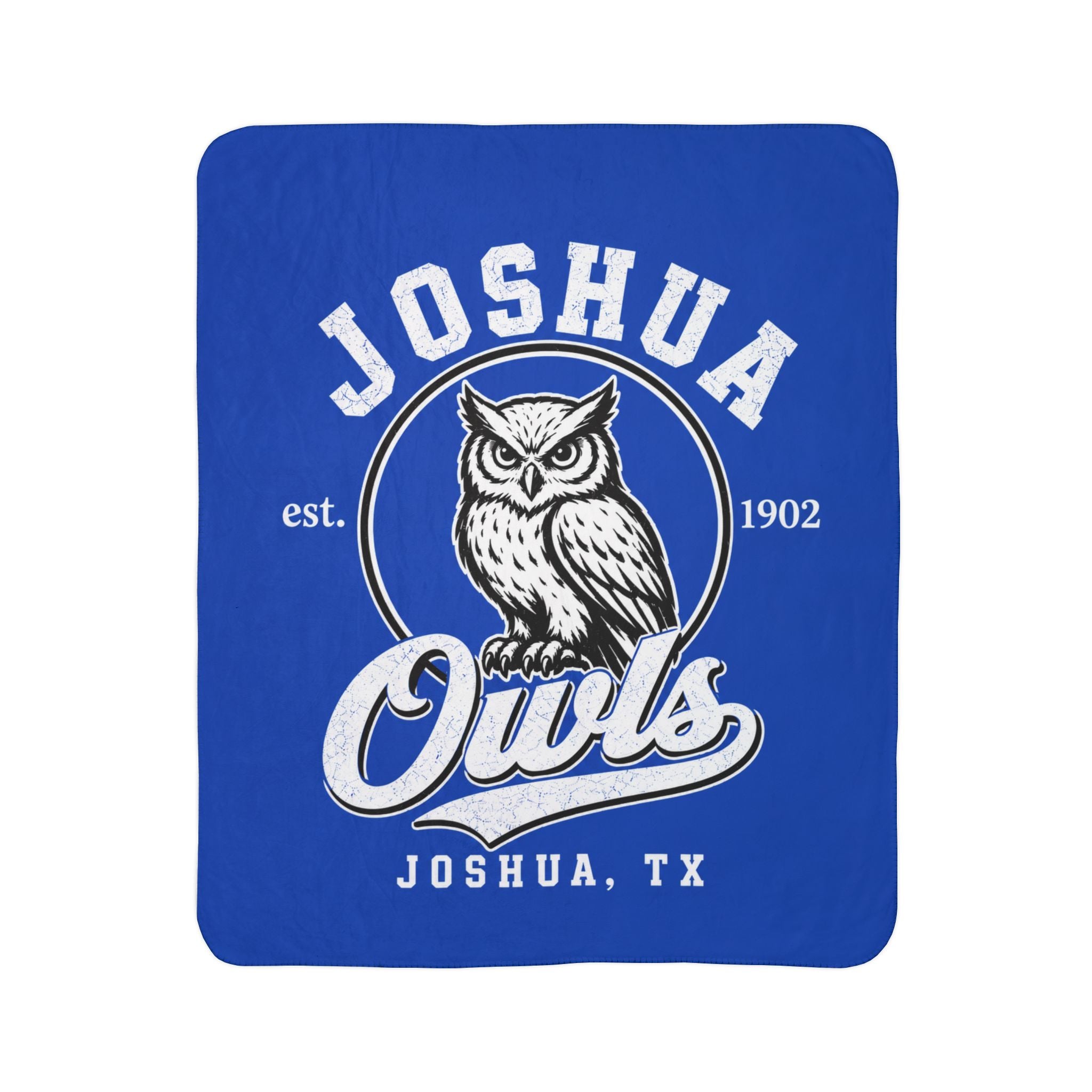 Joshua Owls Sherpa Blanket