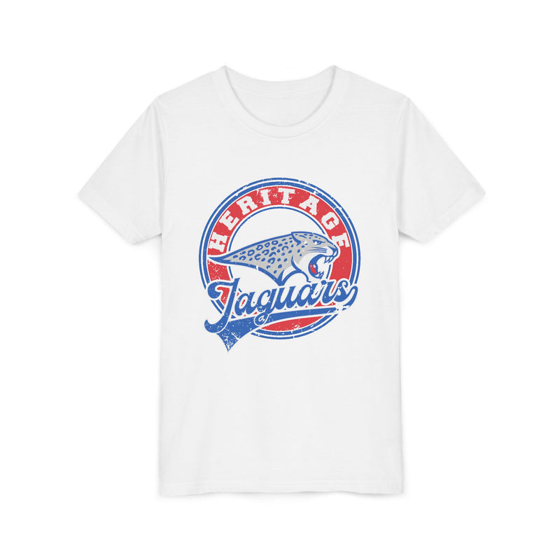 YOUTH Heritage Jaguars Vintage Mascot Bella Canvas T-Shirt