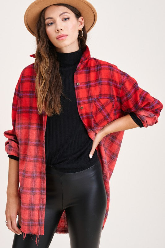 Vintage Plaid Faded Shirt