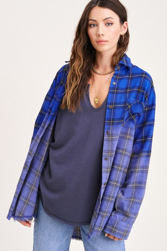Vintage Plaid Faded Shirt