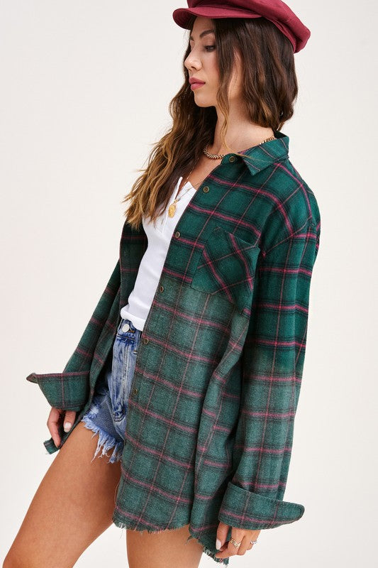 Vintage Plaid Faded Shirt